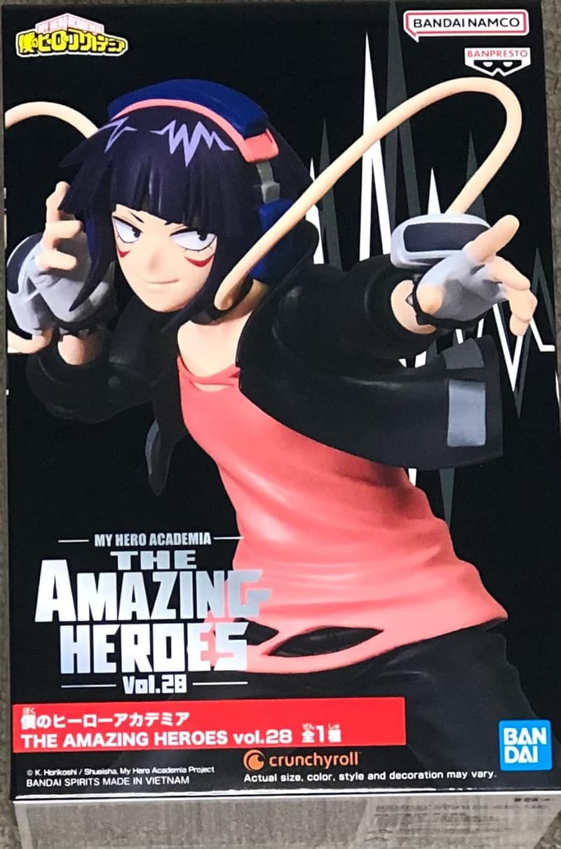 耳郎響香フィギュア バンプレスト 僕のヒーローアカデミア THE AMAZING HEROES vol.28