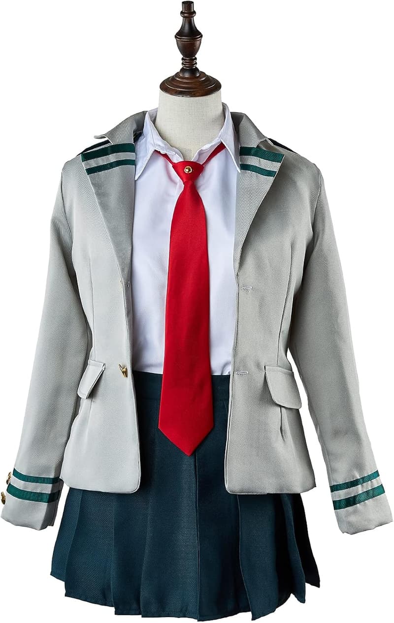 僕のヒーローアカデミア 麗日お茶子・八百万百・蛙吹梅雨 コスプレ衣装(ヒロアカ制服)ハロウィン・イベント用