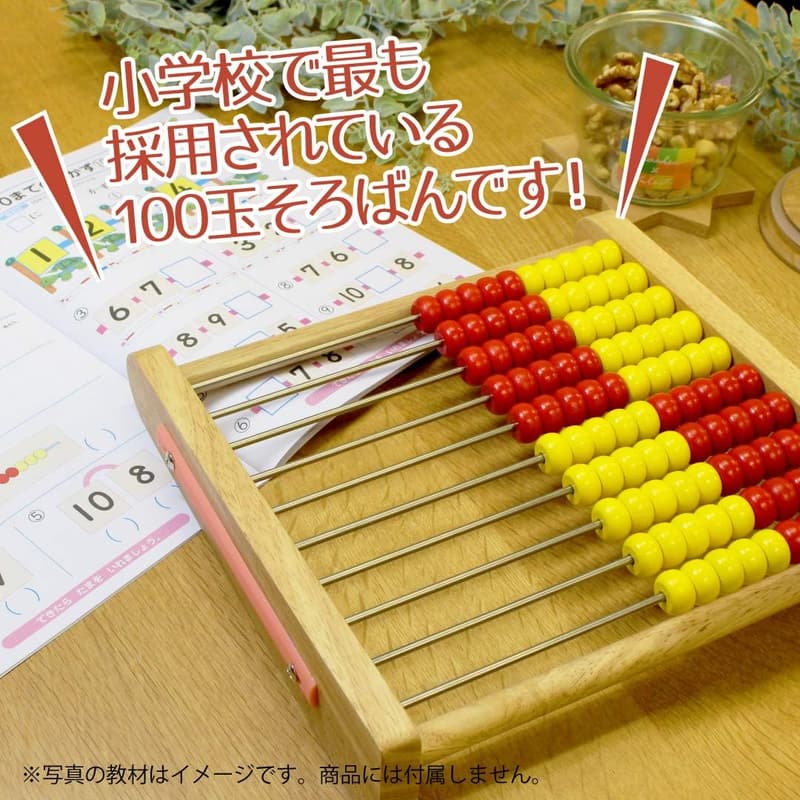 児童用100玉そろばん トモエ アバカス100 公式認定品