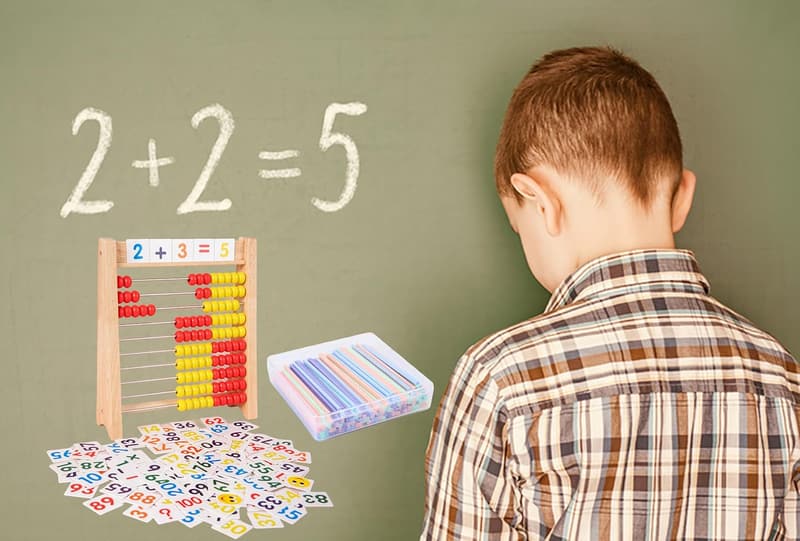 子供用100玉そろばんセット（赤＆黄色）| 知育玩具・数学教育ツール