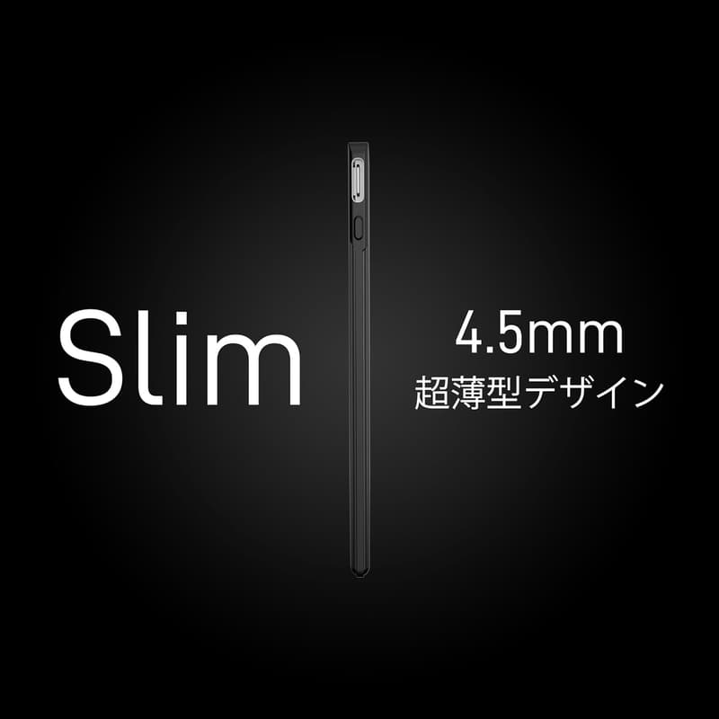 モバイルバッテリー 2500mAh 超軽量&薄型 Type-Cケーブル内蔵 iPhone/Android対応【旅行・アウトドア向け】 ブラック