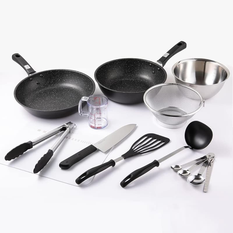一人暮らし向け IH対応調理器具11点セット