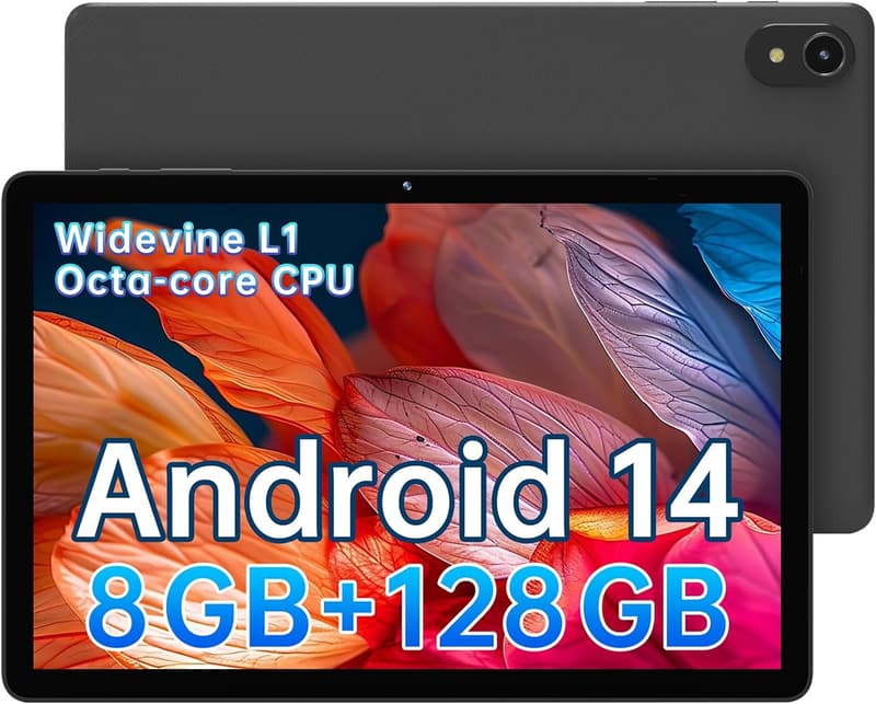 11インチ Android 14 タブレット IPS HD ディスプレイ 8+128GB 7000mAh バッテリー