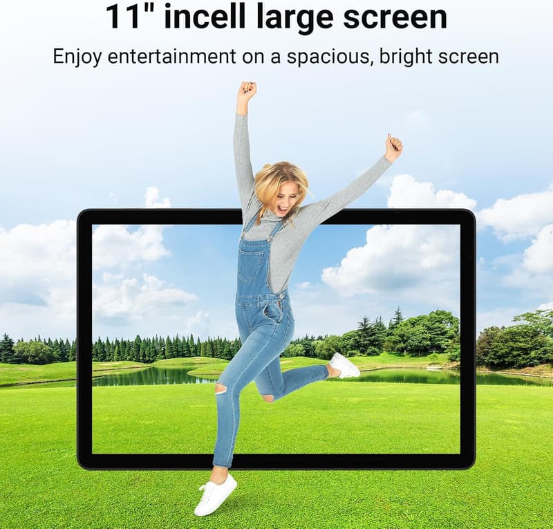 11インチ Android 14 タブレット IPS HD ディスプレイ 8+128GB 7000mAh バッテリー