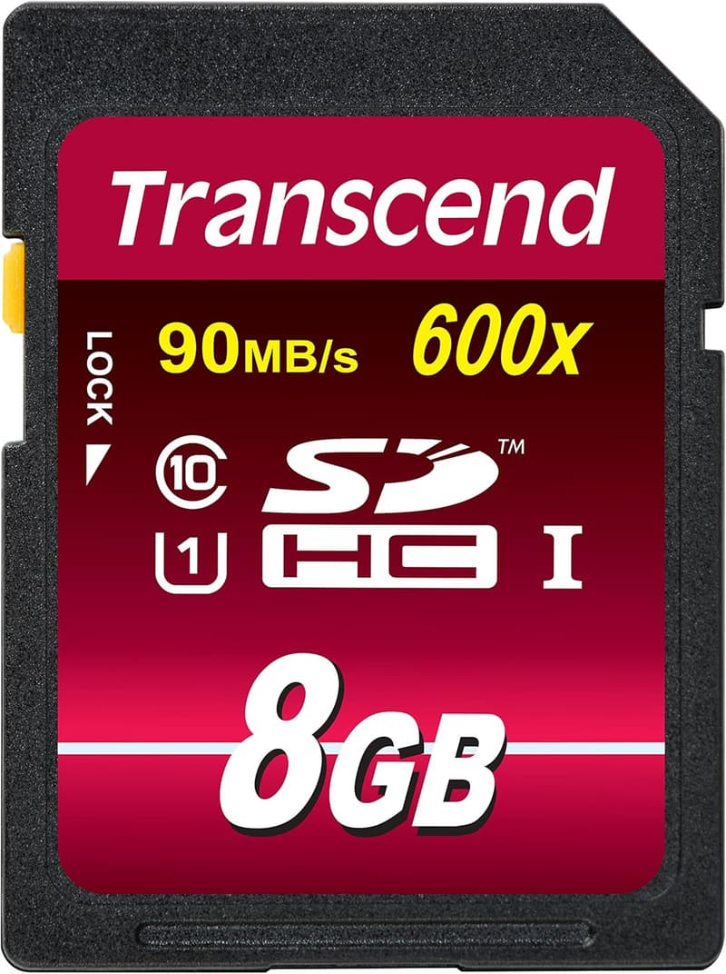 Transcend SDHCカード 8GB Class10 UHS-I (最大転送速度90MB/s)