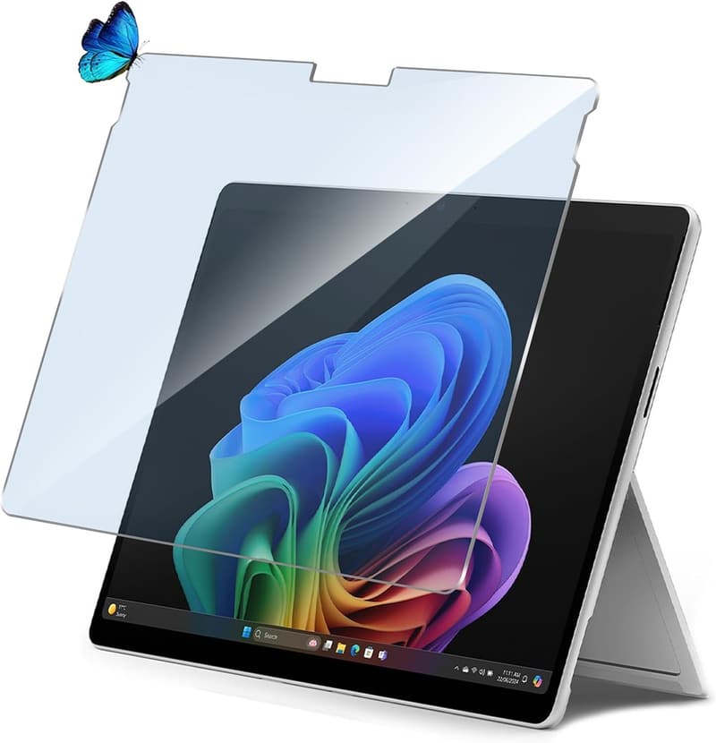 ブルーライトカット 93% ガラスフィルム 目の疲れ軽減 13インチ用 Surface Pro 11/9/8/X 対応