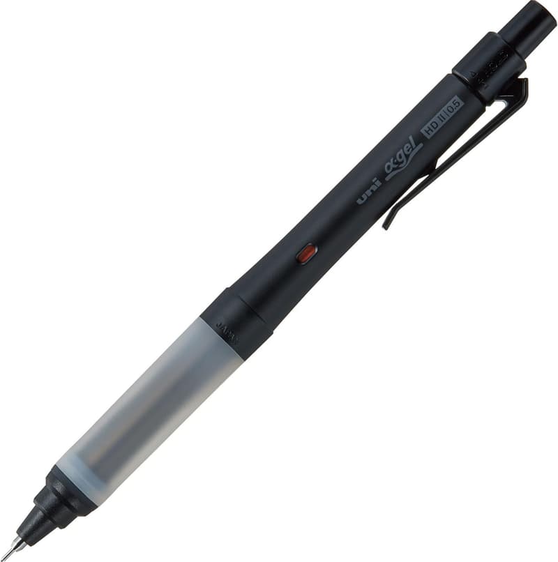 アルファゲルシャープペンシル 0.5mm ブラック【三菱鉛筆】
