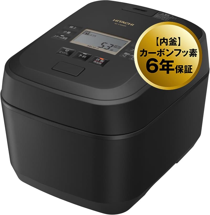 圧力IH炊飯器 5.5合 八代目儀兵衛監修 日本製 フロストブラック