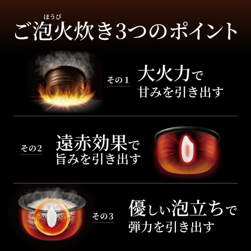 土鍋圧力IH炊飯器 5.5合 日本製 最上位モデル ブラック JRX-G100K