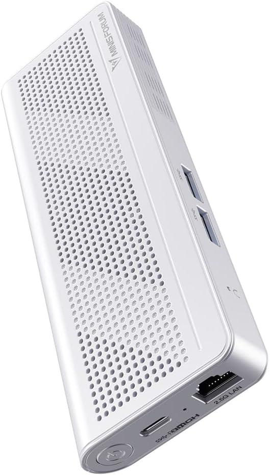 MINISFORUM S100 スティックPC - インテルN100、8GB LPDDR5、256GB SSD、Windows 11 Pro、Wi-Fi6 & Bluetooth 5.2 対応