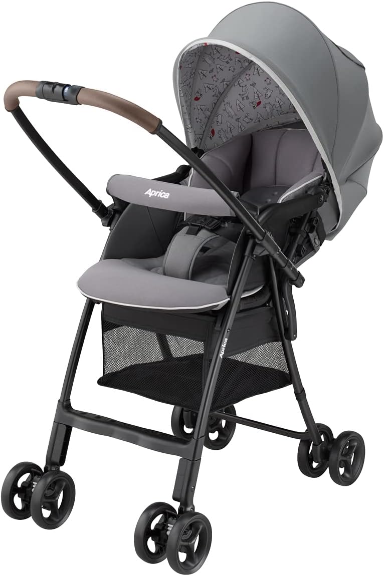 A型ベビーカー 軽量両対面式 カルーンエアー AD グレー 1〜36か月対応