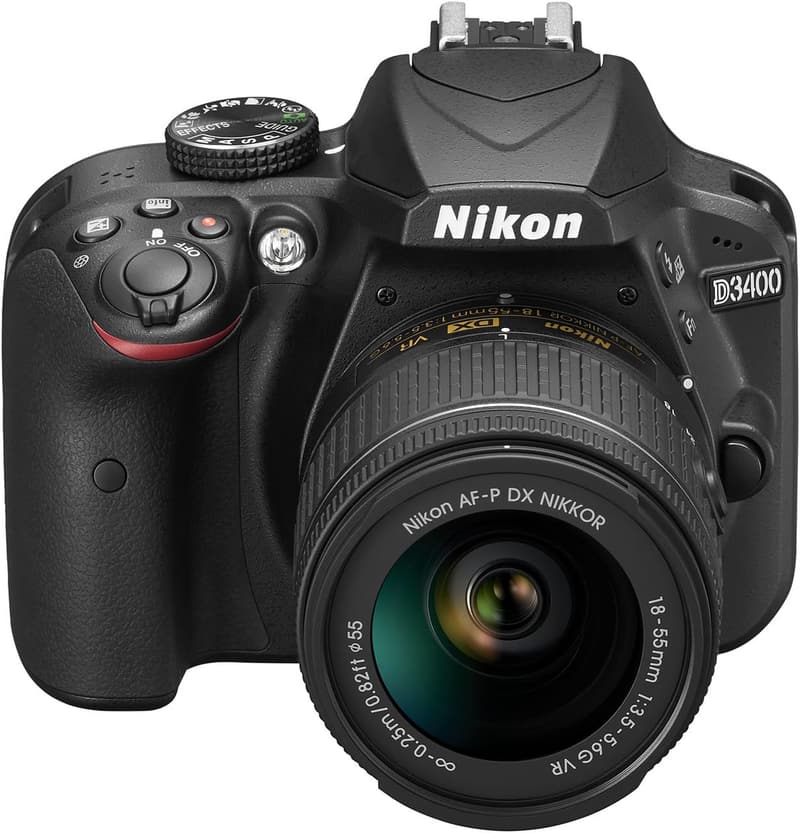 Nikon D3400 デジタル一眼レフカメラ 18-55 VR レンズキット ブラック