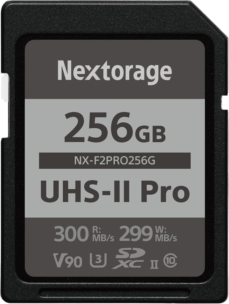 UHS-II V90 256GB SDXCカード 高速連写・4K/8K録画対応 pSLCフラッシュメモリ搭載