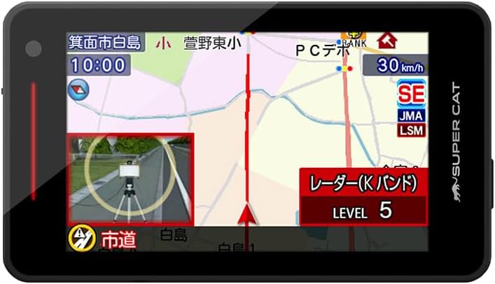 ユピテルのレーザー＆レーダー探知機 YK-2000T 最新型 Kバンド探知性能50％UP 無線LAN搭載