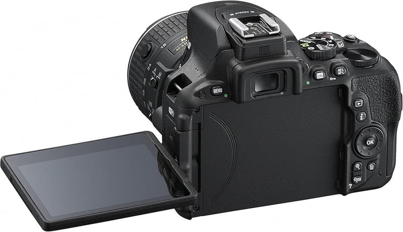 Nikon デジタル一眼レフカメラ D5500 タッチパネル 18-55 VRII レンズキット 2416万画素 ブラック