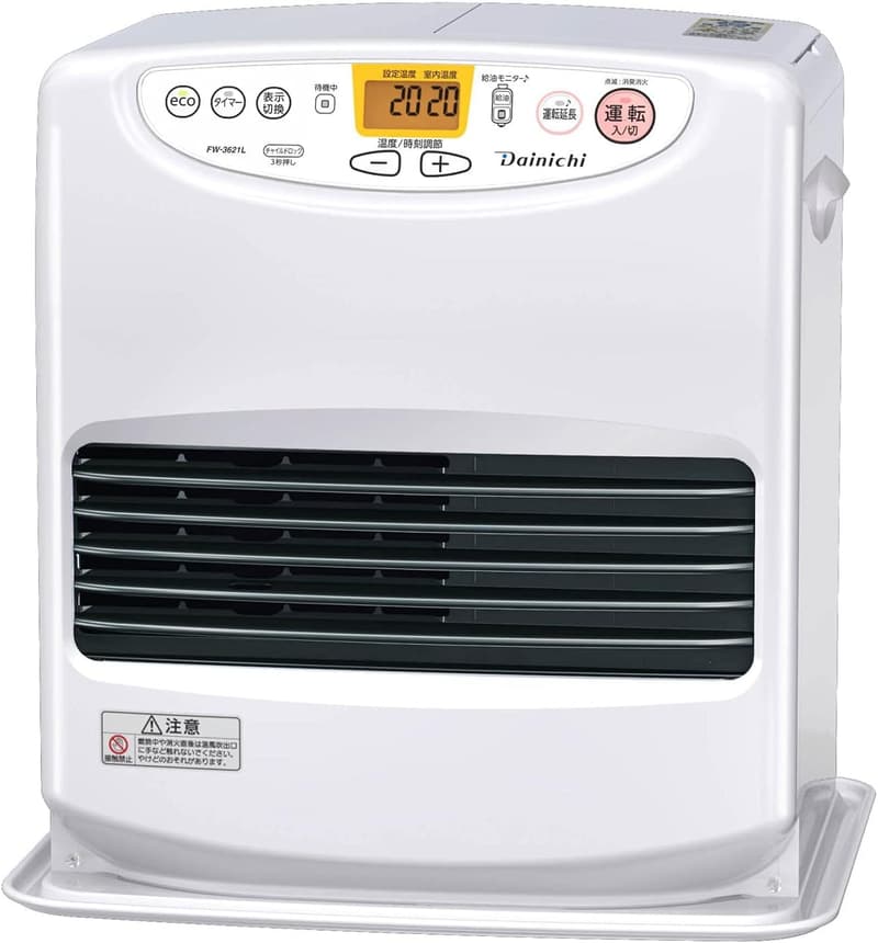ダイニチ Lタイプ 石油ファンヒーター 木造10畳/コンクリート13畳 ムーンホワイト FW-3621L-W