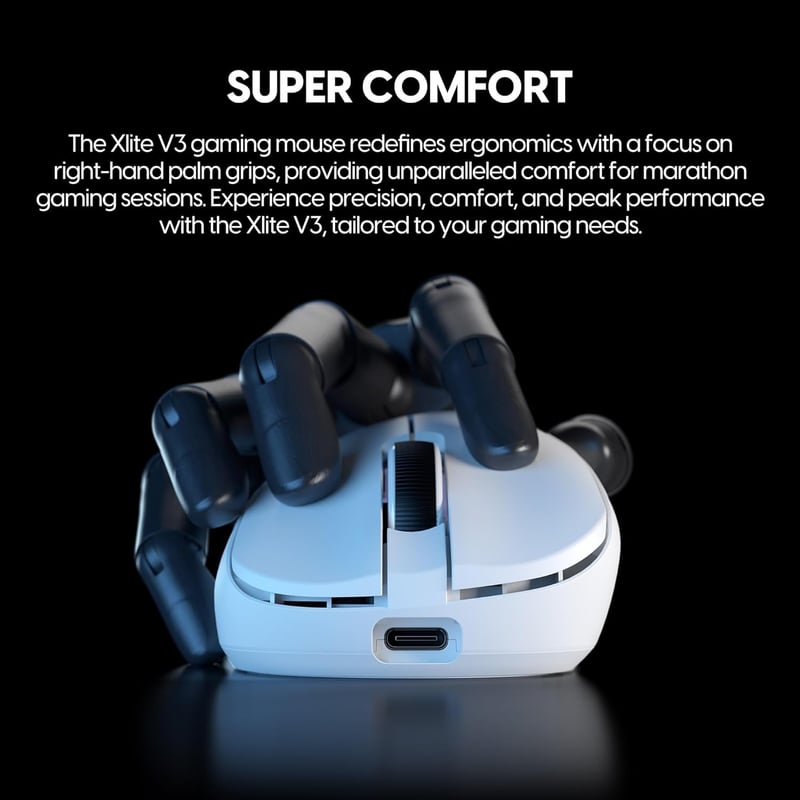 Pulsar Gaming Gears Xlite V3 ワイヤレス超軽量ゲーミングマウス 55g 26000 DPI