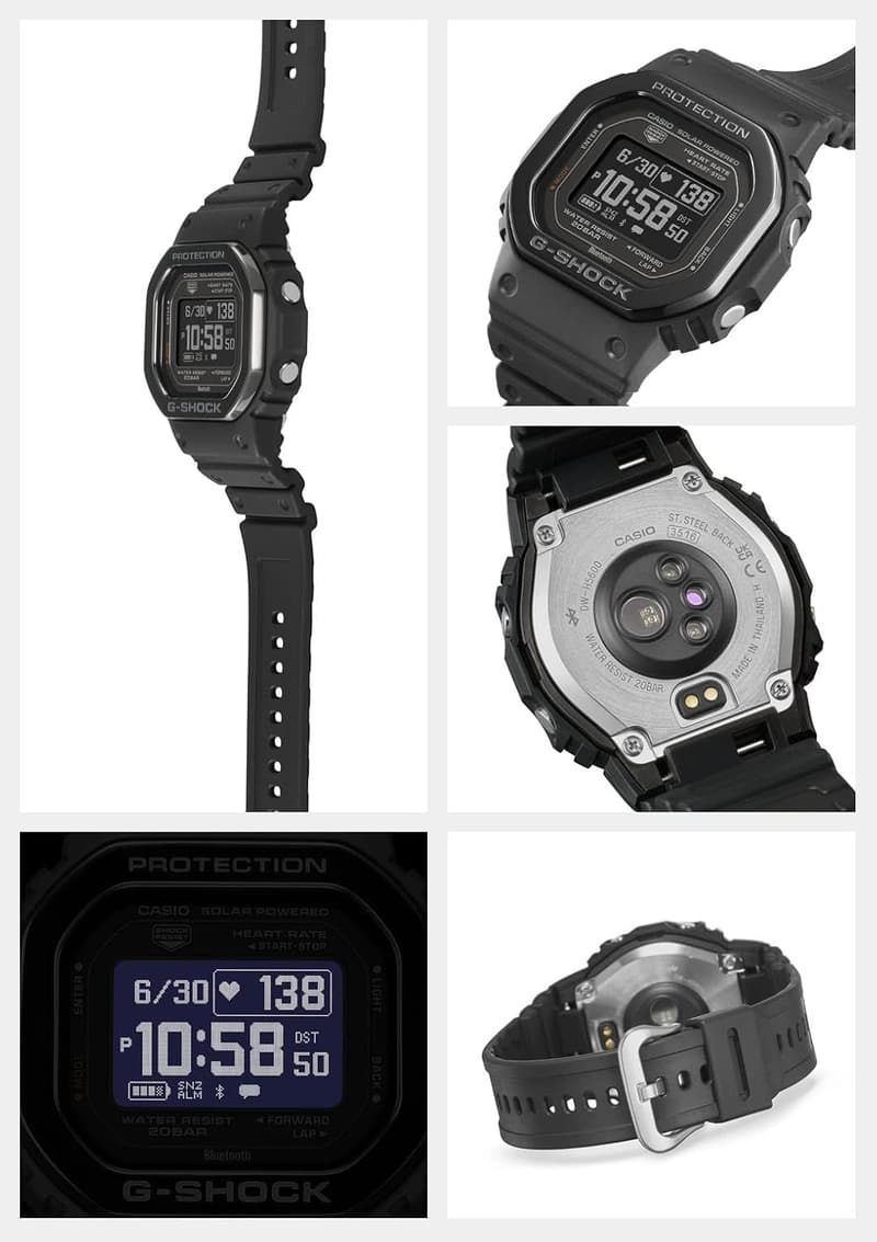 心拍計 Bluetooth搭載 メンズ G-SHOCK DW-H5600MB-1JR ブラック