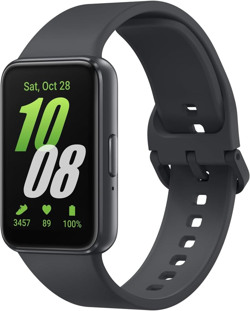 Samsung Galaxy Fit3 スマートウォッチ（グレー）｜国内正規品｜最大13日バッテリー｜防水5ATM｜1.6インチディスプレイ