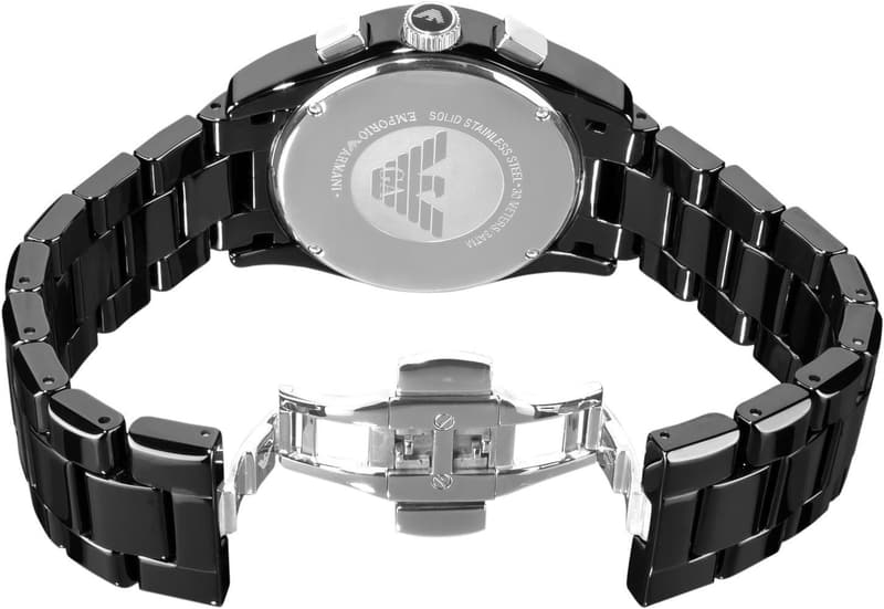 メンズ ブラック セラミック 腕時計 AR1400