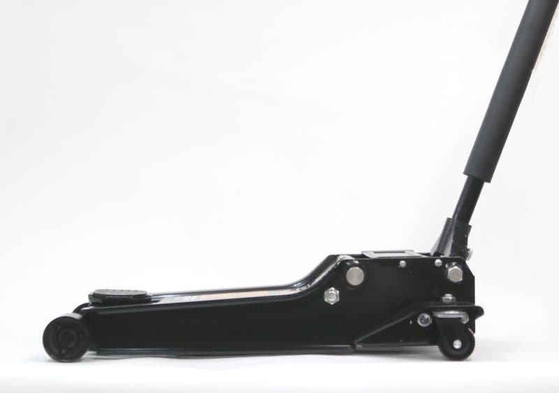 ローダウン車対応 エマーソン 3.25t ダブルピストン 低床ガレージジャッキ【ラバーパッド付】
