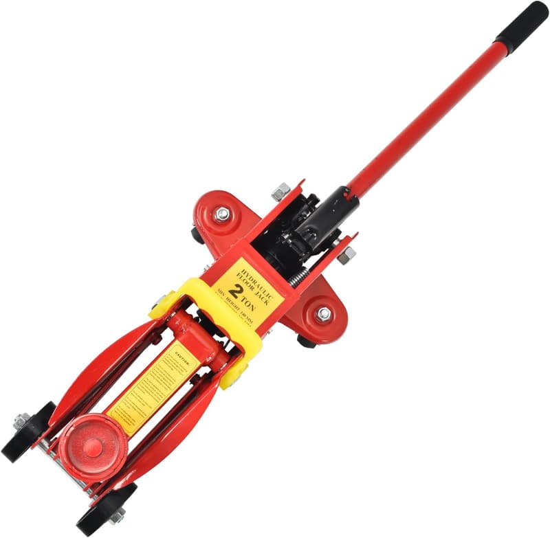 油圧式フロアジャッキ 2t耐荷重 最高位300mm 最低位140mm