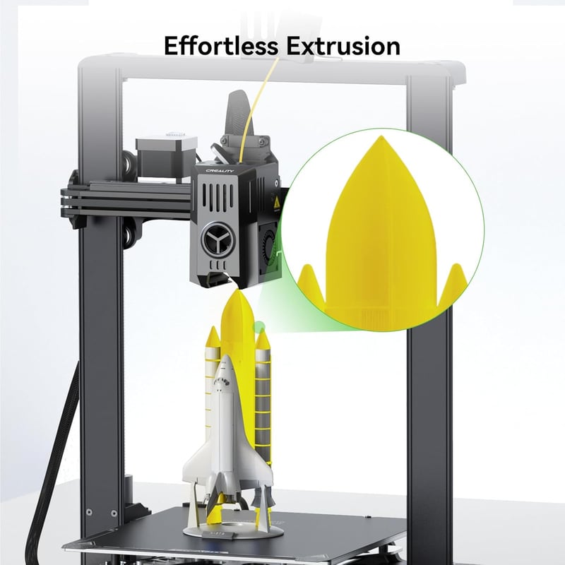 Creality Hyper PETG フィラメント バンドル 1.75mm 2KG (ブラック & ホワイト 2パック) - 3Dプリンター用フィラメント 寸法精度 +/- 0.03 mm