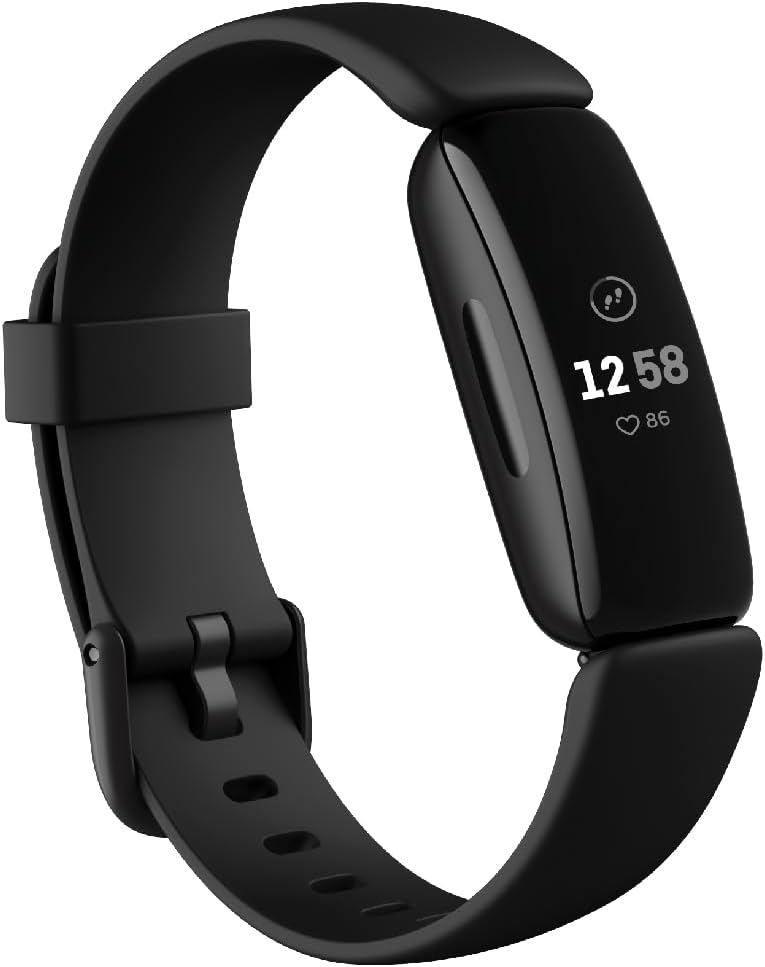 Fitbit Inspire2 ブラック フィットネストラッカー L/Sサイズ 心拍計 [日本正規品]