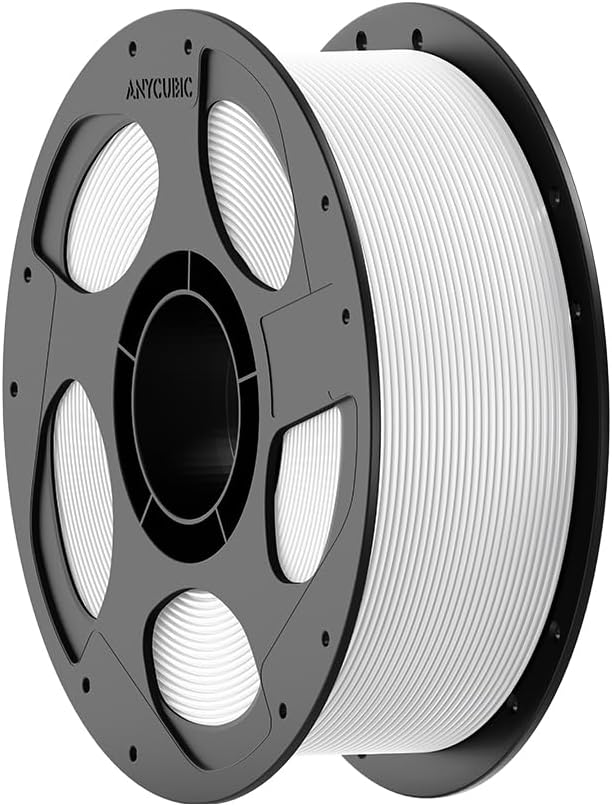 ANYCUBIC 3Dプリンター用PLAフィラメント 1.75mm 1kg シャイニングホワイト