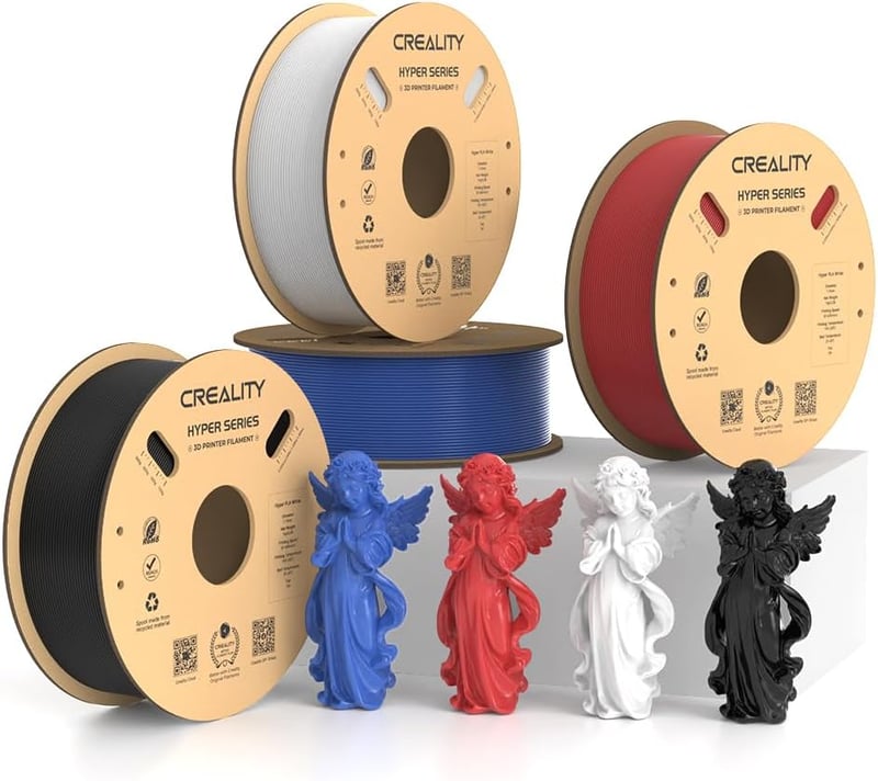 ハイパーPLAフィラメントバンドル 4KG - 速さと強靭性を兼ね備えた3Dプリンター用フィラメント