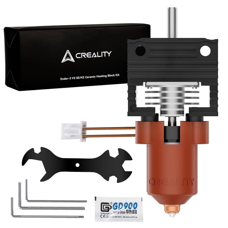 Creality K1シリーズ用 Hotend アップグレードキット セラミック加熱ブロック 3Dプリンター用 300°C対応