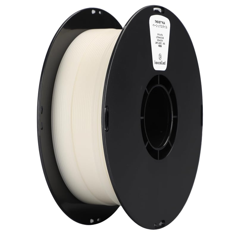PLA K5 3Dプリントフィラメント・寸法精度±0.03mm・タングルフリー・最大FDMプリンター対応