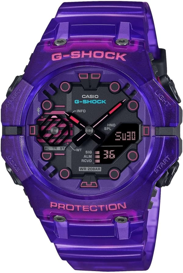 Bluetooth搭載 メンズ腕時計 G-SHOCK GA-B001CBRS-6AJF パープル【国内正規品】