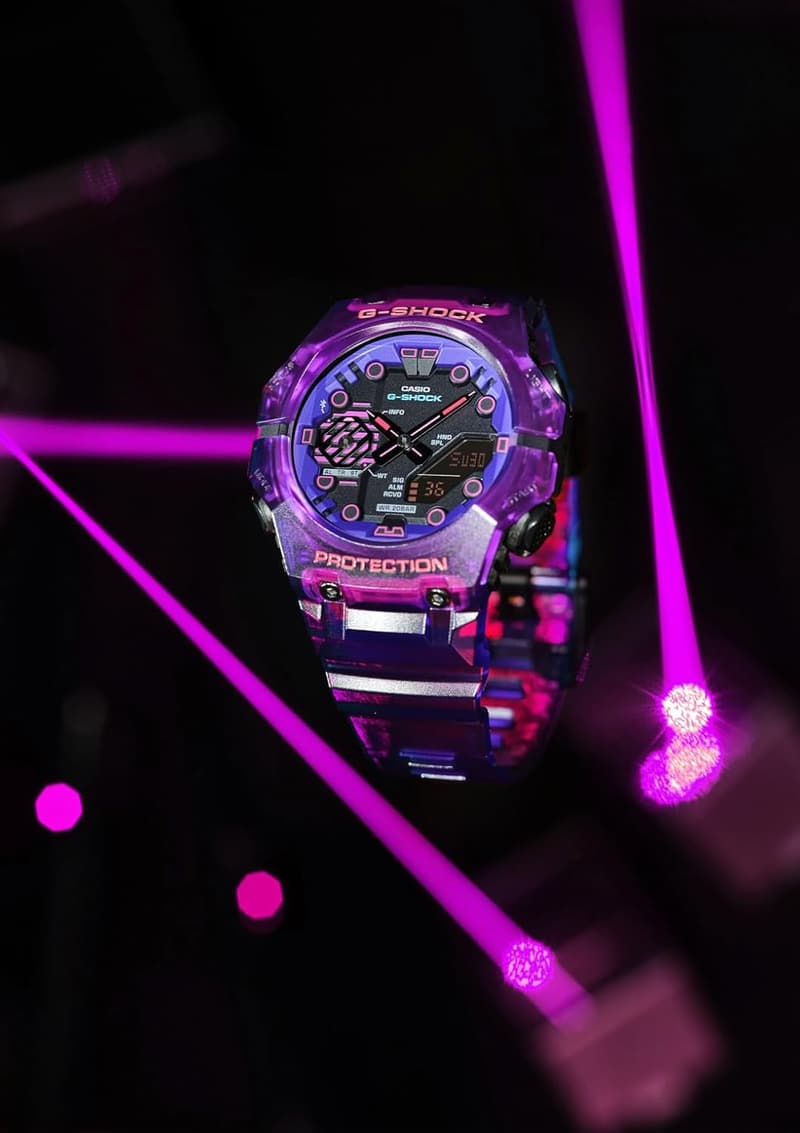 Bluetooth搭載 メンズ腕時計 G-SHOCK GA-B001CBRS-6AJF パープル【国内正規品】