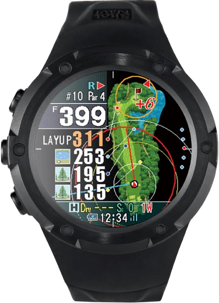 競技用 GPS ゴルフナビ ショットナビ Evolve PRO Touch ブラック 1.4インチ大画面 日本製