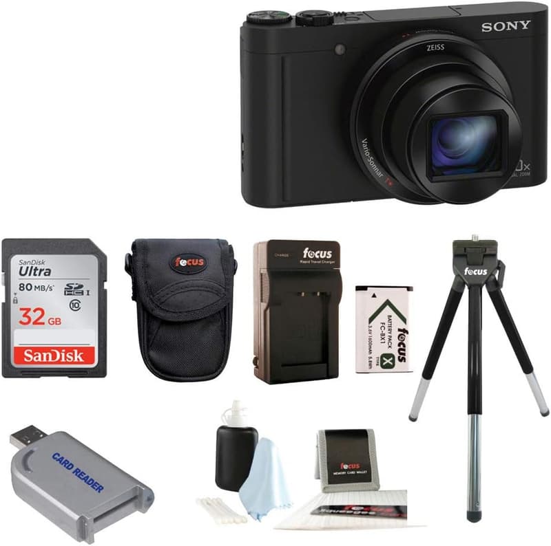 SONY サイバーショット DSC-WX500 デジタルカメラ 30倍ズーム 1820万画素 ブラック