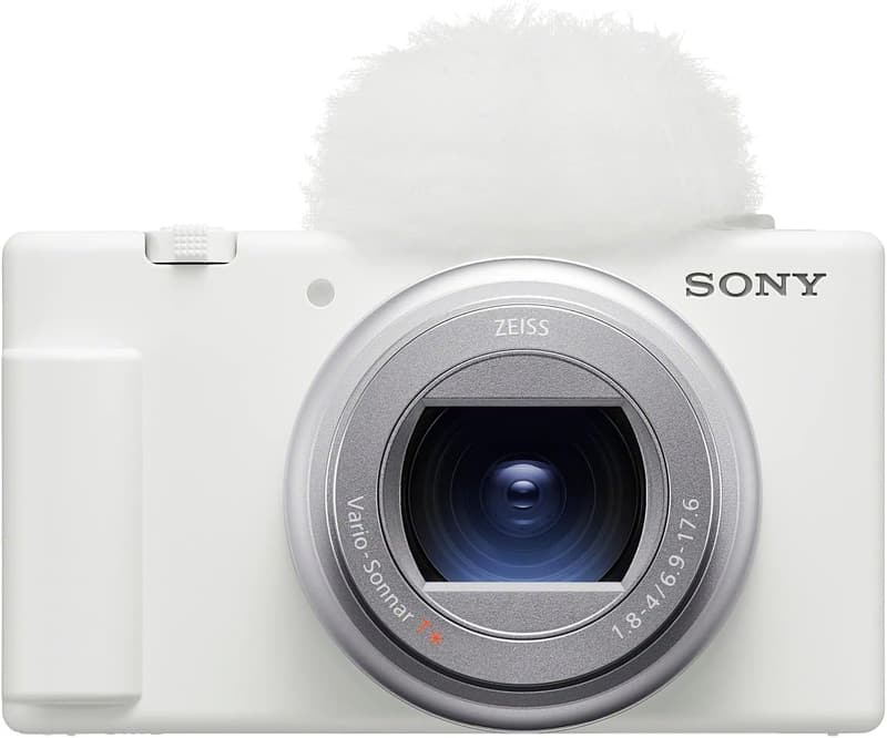 Vlog用コンパクトデジタルカメラ SONY ZV-1II ホワイト 18-50mm F1.8-4.0 ズームレンズ・ウィンドスクリーン付属