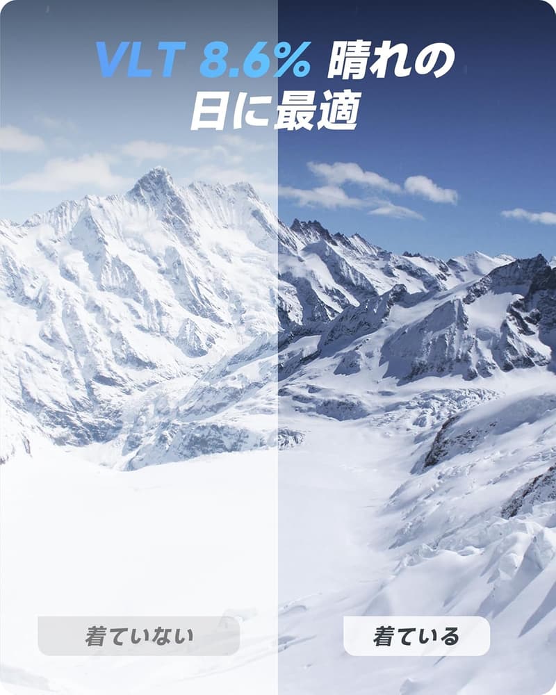 スキー・スノーボード用OTG対応ゴーグル 広視野 球面レンズ 100% UVカット 防曇・防風 大人用