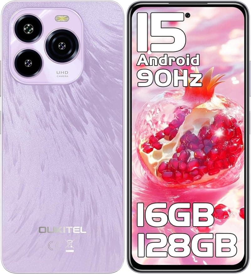 OUKITEL C65 SIMフリースマホ 16GB RAM・128GB ROM・1TB拡張可能 6.7インチHD・50MPカメラ・5150mAhバッテリー