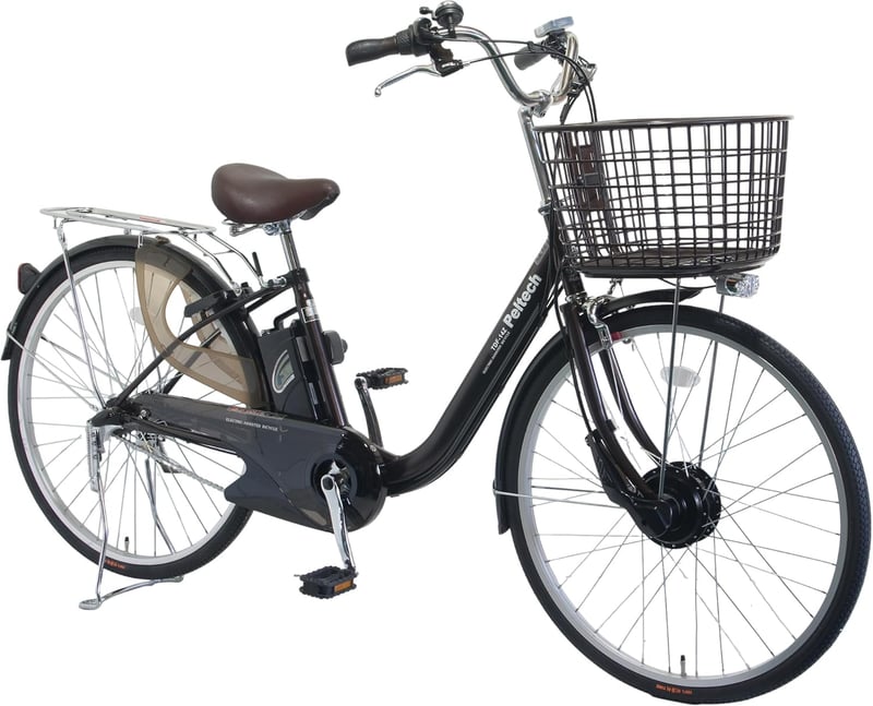 PELTECH(ペルテック) 電動アシスト自転車 26インチ 内装3段 TDF-14Z【100%完成車納品】