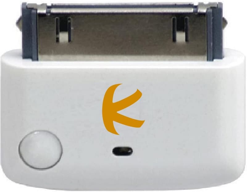 Apple認証のBluetooth対応iPodトランスミッタ KOKKIA i10ホワイト（リモコン付き）