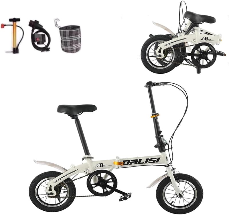 折りたたみ自転車 12/14/16インチ 軽量・耐荷重120kg・調整可能サドル 男女兼用 通学・街乗り用
