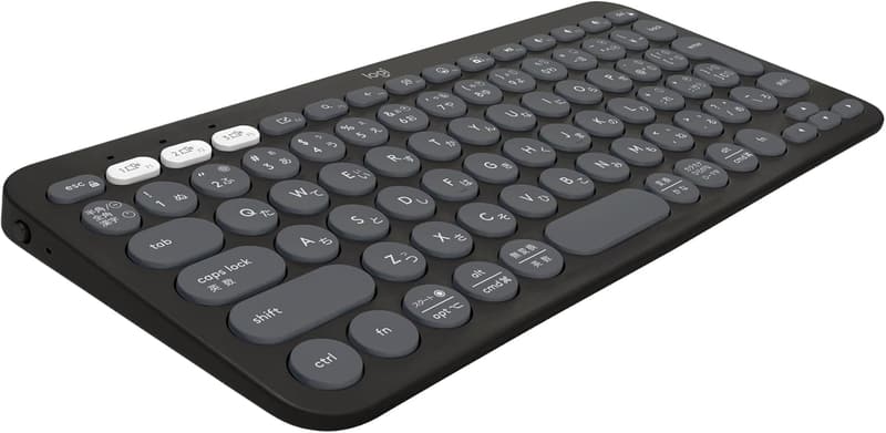 ロジクール ワイヤレスキーボード K380s グラファイト 日本語配列 薄型軽量 36ヶ月電池寿命
