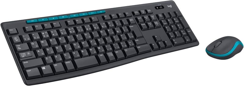 ロジクール ワイヤレス マウス＆キーボードセット MK270G ブラック 防滴仕様