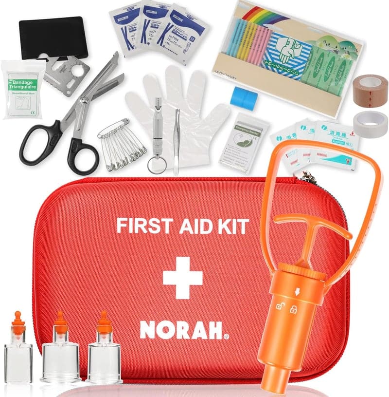登山用救急セット 21点 NORAH ファーストエイドポイズンリムーバー付き