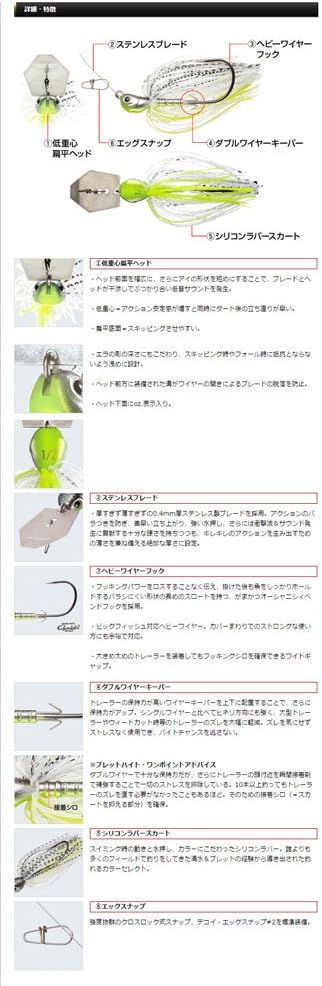 エバーグリーン チャターベイト ジャックハンマー ルアー