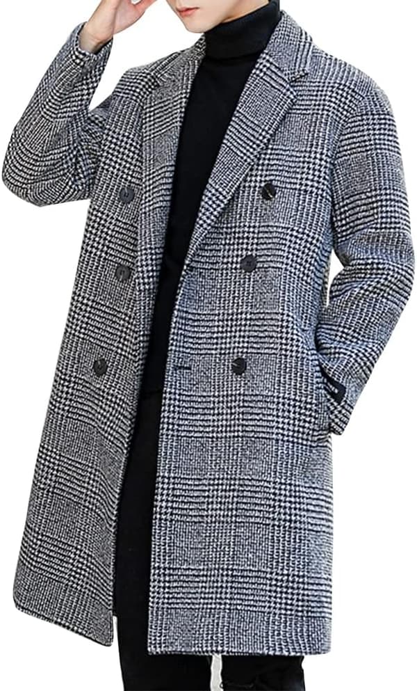 ビジネスカジュアル メンズ ウールロングコート 厚手 チェスターコート 秋冬用