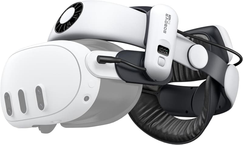 Meta Quest 3/3S対応 BOBOVR S3 Proバッテリーストラップアクセサリー 35Wh ホットスワップ可