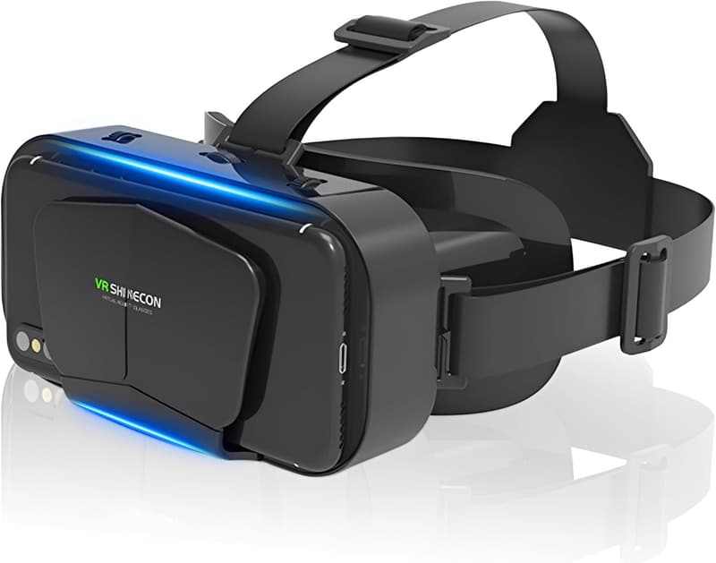 スマホ対応 VRゴーグル 120°超広角 1080P オープンパネル設計 軽量メガネ対応