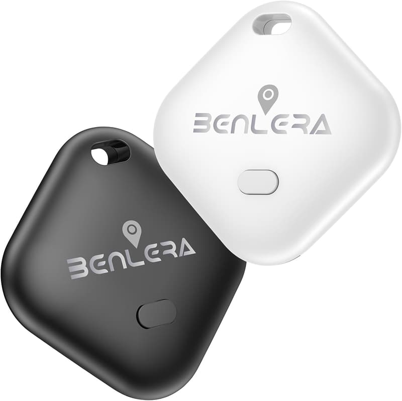 エアタグ対応 忘れ物防止スマートトラッカー 追跡タグ 2セット【GPS強信号・電池交換可能】